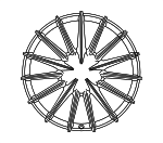 4261112F40 - : 2024 Toyota GR Corolla - Wheel, Alloy for Toyota: GR Corolla Image