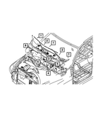 68800063AA - Electrical: Windshield Wiper Motor And Linkage for Mopar Image