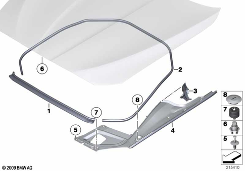 Hood for 2014 BMW 535dX #2