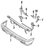 MB912675 - Body: Front Bumper for Dodge: Ram 50 Image