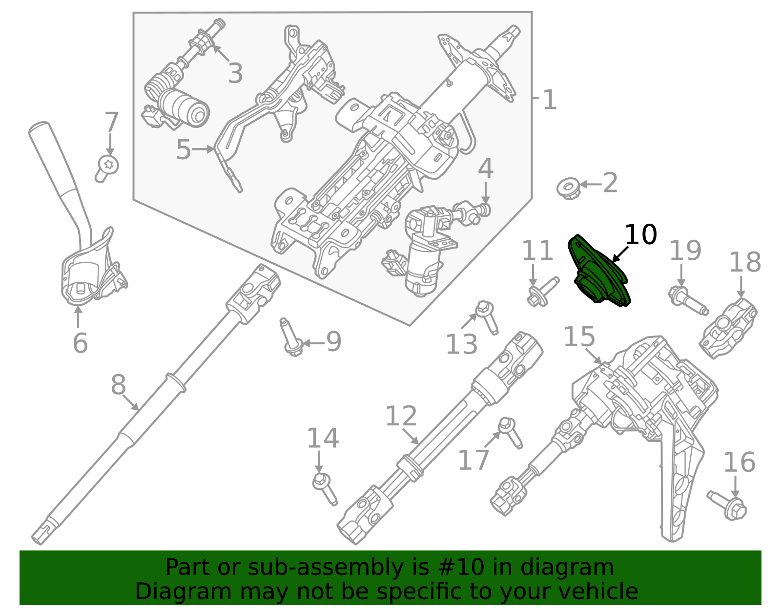 lc3z3d677d - Ford Steering Coupling Boot | Levittown Ford Parts