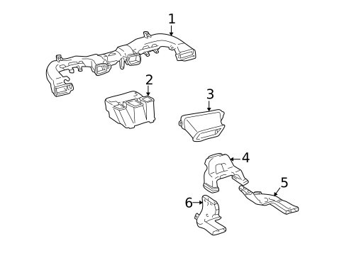 Ducts for 2003 Toyota Prius #0
