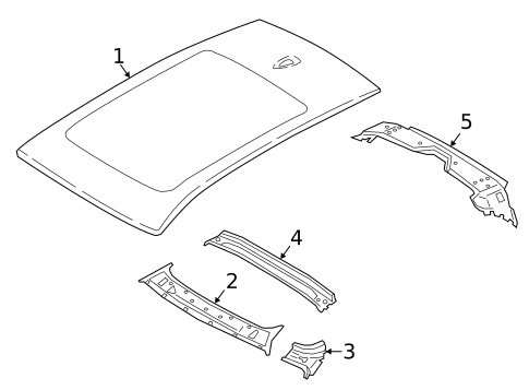 Roof & Components for 2024 BMW X6 #0