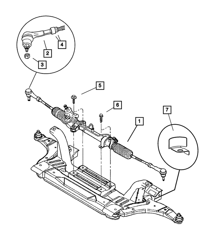5272490AI - Steering: Power Steering Gear, Export for Mopar Image image