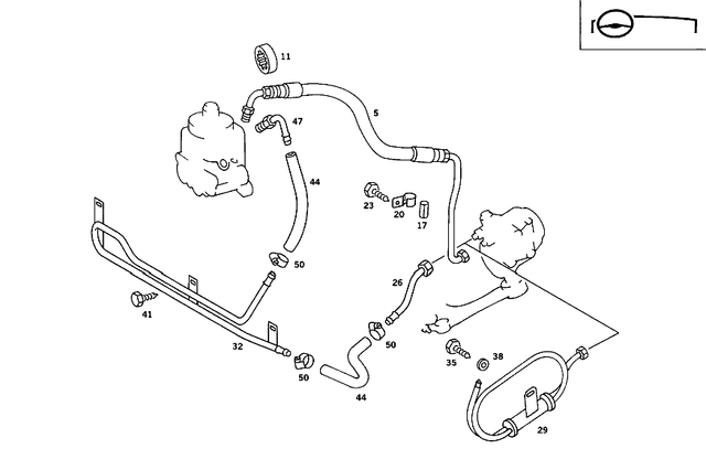 1264600024 - : Line for Mercedes-Benz Image
