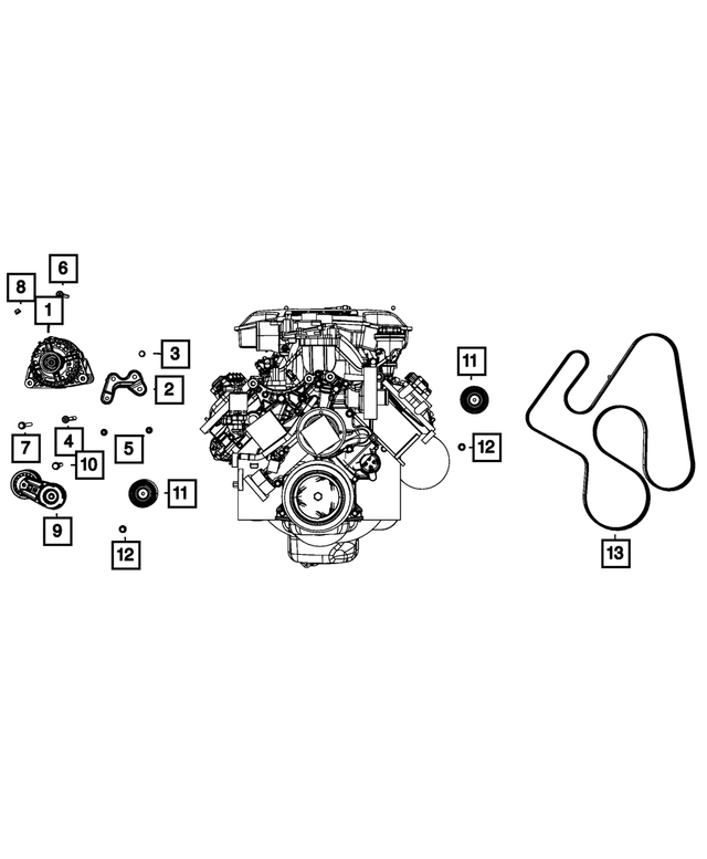 6507442AA - Electrical: Hex Head Screw And Washer for Mopar Image image