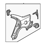 4646SDC405ZZ - Body: Quarter Panel for Honda: Accord Image