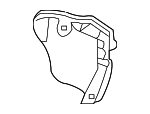74551SDAA00 - Body: Splash Shield for Honda: Accord Image