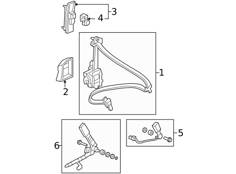 Front Seat Belts for 2008 Honda Fit #0