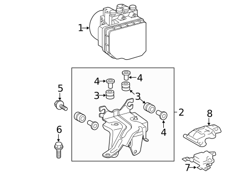ABS Components for 2012 Scion xD #0