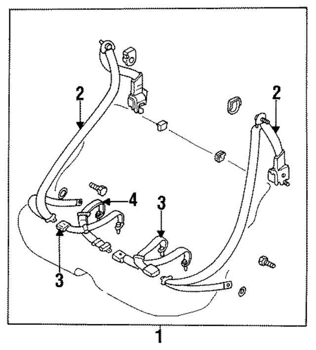 8884185E00 - Electrical: Belt for Nissan: Maxima Image