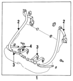 8884185E00 - Electrical: Belt for Nissan: Maxima Image