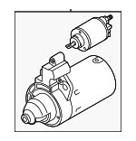 2E911024AX - : Starter for Audi: A3, TTS Quattro Image