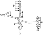 MB176438 - Suspension: Stabilizer Bar for Dodge: Raider Image