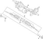 P1MZ3504Q - : Steering Gear for Ford Image