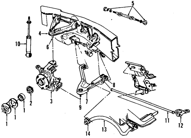 4419850 - Suspension: Front Hub &amp; Bearing for Mopar Image