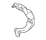 78145814D - Cooling System: Bracket for Audi: A4, A4 Quattro, A6 Quattro, Allroad Quattro, S4 Image