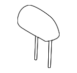 5M0885901AE83V - Body: Headrest for Volkswagen: Tiguan, Tiguan Limited Image