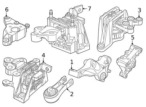 Engine & Trans Mounting for 2020 Chrysler Pacifica #0