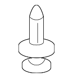 10134407 - Body: Bumper Cover Retainer Clip for Buick: LaCrosse, Rendezvous, Skylark, Terraza | Cadillac: CTS, DeVille, Escalade, Escalade ESV, Escalade EXT, STS | Chevrolet: Avalanche 1500, Avalanche 2500, Beretta, Cavalier, Cobalt, Equinox, Express 1500, Express 2500, Express 3500, Impala, Lumina, Malibu, Monte Carlo, P30, Silverado 1500, Silverado 1500 Classic, Silverado 1500 HD, Silverado 1500 HD Classic, Silverado 2500, Silverado 2500 HD, Silverado 2500 HD Classic, Silverado 3500, Silverado 3500 Classic, Silverado 3500 HD, SSR, Suburban 1500, Suburban 2500, Trailblazer, Trailblazer EXT, Uplander, Venture | GMC: Envoy, Envoy XL, Savana 1500, Savana 2500, Savana 3500, Yukon, Yukon XL 1500, Yukon XL 2500 | Hummer: H2, H3 | Oldsmobile: Alero, Bravada, Cutlass, Silhouette | Pontiac: Aztek, G5, Grand Am, Montana, Sunfire, Trans Sport | Saturn: Relay Image