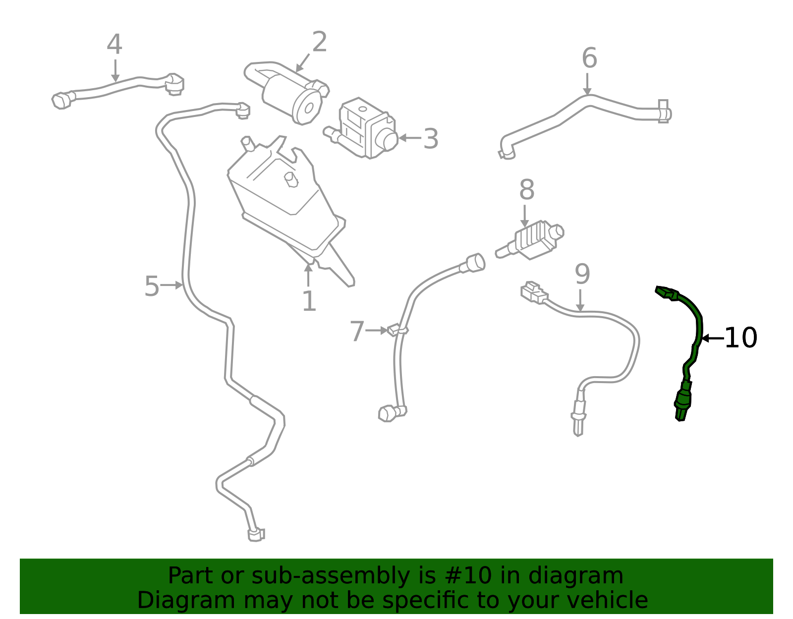 Genuine Oxygen Sensor for 2016-2021 Volvo | Part# 31480395 | Over
