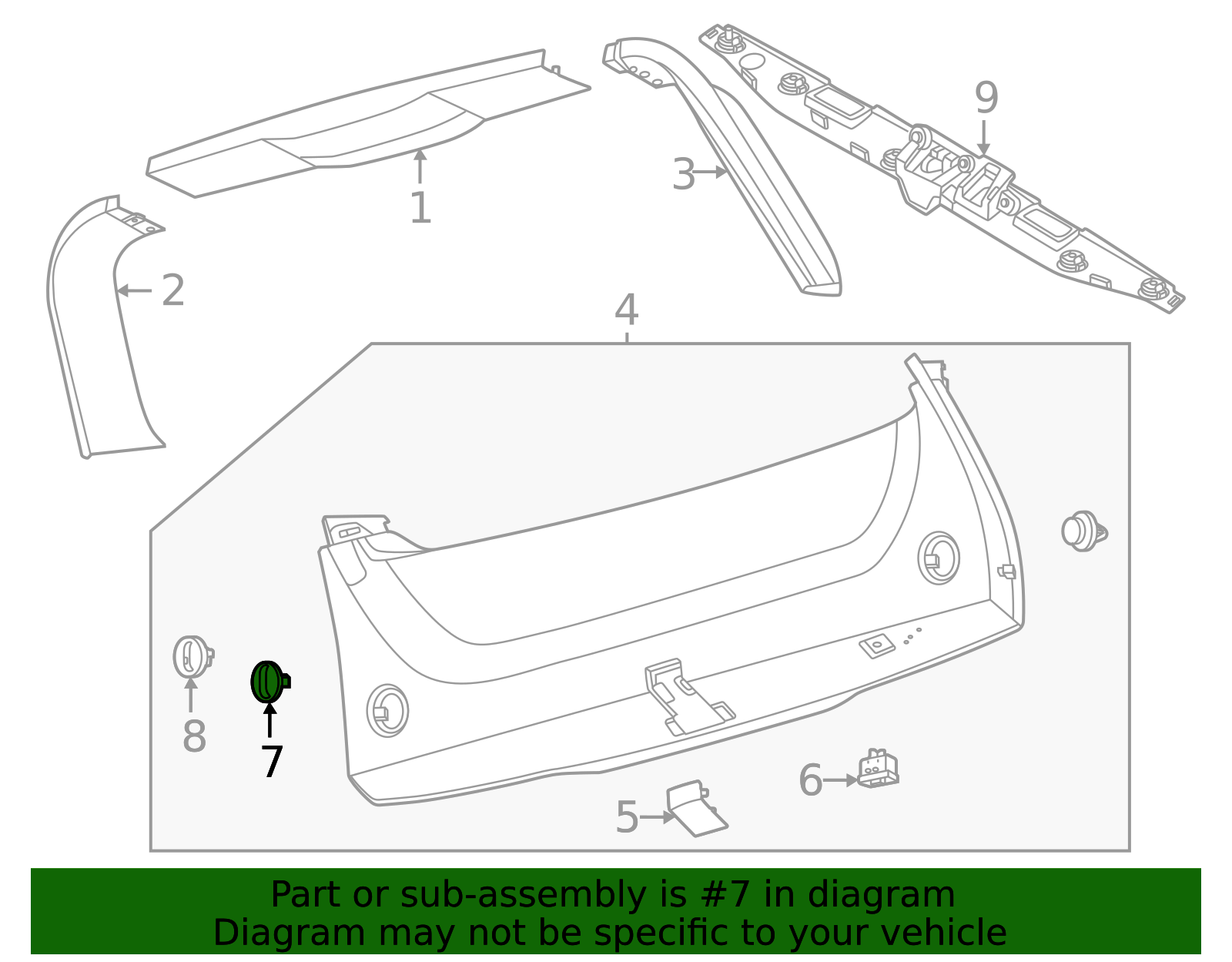 m1pz13776b - Ford Cargo Area Light | Levittown Ford Parts