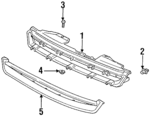 75120SV7A01 - : 1995 Honda Accord - Molding for Honda: Accord Image