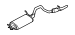 91175657 - Exhaust: Muffler &amp; Pipe for GM Image
