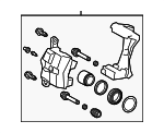 4773012B10 - Brakes: Caliper Assembly for Toyota: Corolla, Prius, Prius Prime Image