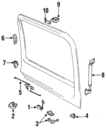 6895060032 - : Hatch Lift Support (Right) for Toyota Image