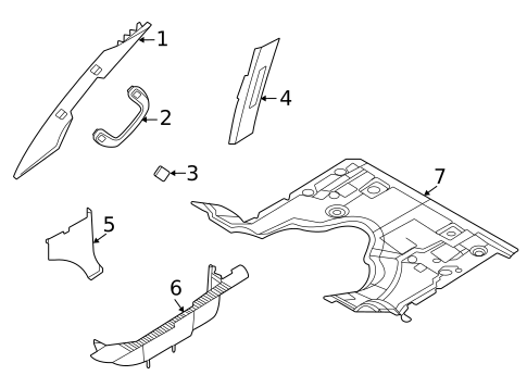 Interior Trim - Cab for 2021 Ford E-450 Super Duty #0