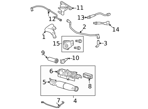 Emission Components for 2008 Ford F-150 #0