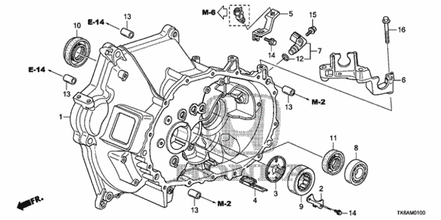 MT Clutch Case for 2013 Honda Fit #0