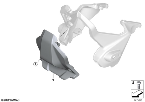 Motorcycle Trim Section, Windshield for 2023 BMW-Motorrad R 1250 R #16