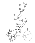 68357411AA - Exhaust: Diesel Particulate Filter for Jeep: Grand Cherokee | Ram: 1500, 1500 Classic Image
