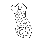 36534RJAJ01 - Emission System: Stay Bracket for Acura Image