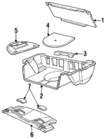 F2DZ5445443A - Body: Seat Trim for FORD Image