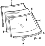 79751F6100 - : Reveal Molding for Infiniti Image