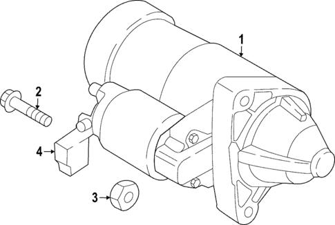 Starter for 2023 Mazda CX-50 #1
