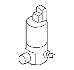 32237969 - Body: Washer Pump for Volvo Image
