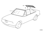51311935631 - Vehicle Trim: Green Windscreen, Green Shade Band for BMW Image