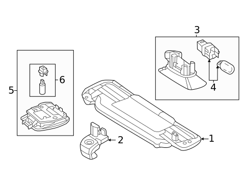 Interior Trim - Roof for 2020 Mercedes-Benz AMG GT #5