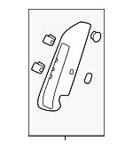 84192T49A01ZA - Body: Bolster for Acura Image