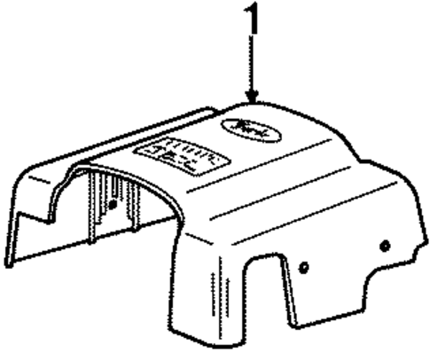 Engine Appearance Cover for 2000 Lincoln Navigator #0