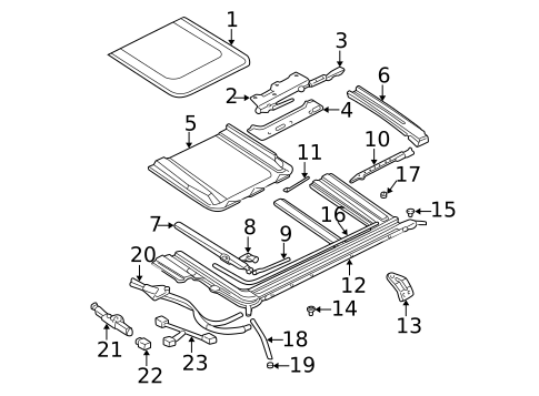 Sunroof for 2001 Hyundai Sonata #0