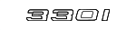 51147157557 - : Nameplate for BMW: 330i Image