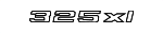 51147157560 - : Nameplate for BMW: 325xi Image