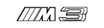 51148041901 - Body: Nameplate for BMW: M3 Image