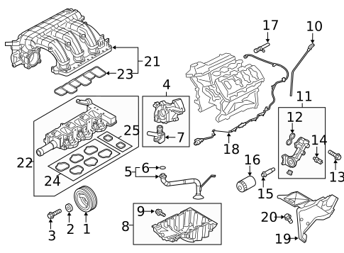 Cylinder Block Components for 2022 Ford F-150 #9