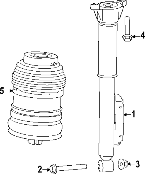 Shocks & Components for 2023 Mercedes-Benz EQS 450 SUV #0
